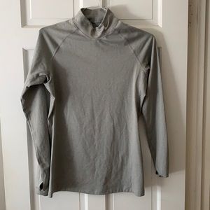 Nike pro combat dri fit fitted mock neck top